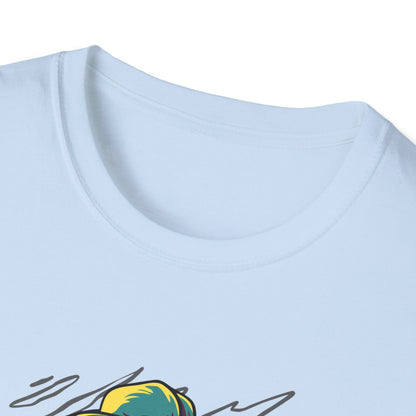 Epic Chili Pepper Baseball Player T-Shirt - Vibrant Cartoon Hot Pepper Tee for Sports Fans | Unique Game Day Apparel