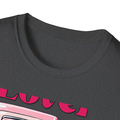 Unique Lover T-Shirt | Edgy Skeleton Hand & Love Switch Graphic Tee | Romantic Valentine's Day Statement Gift