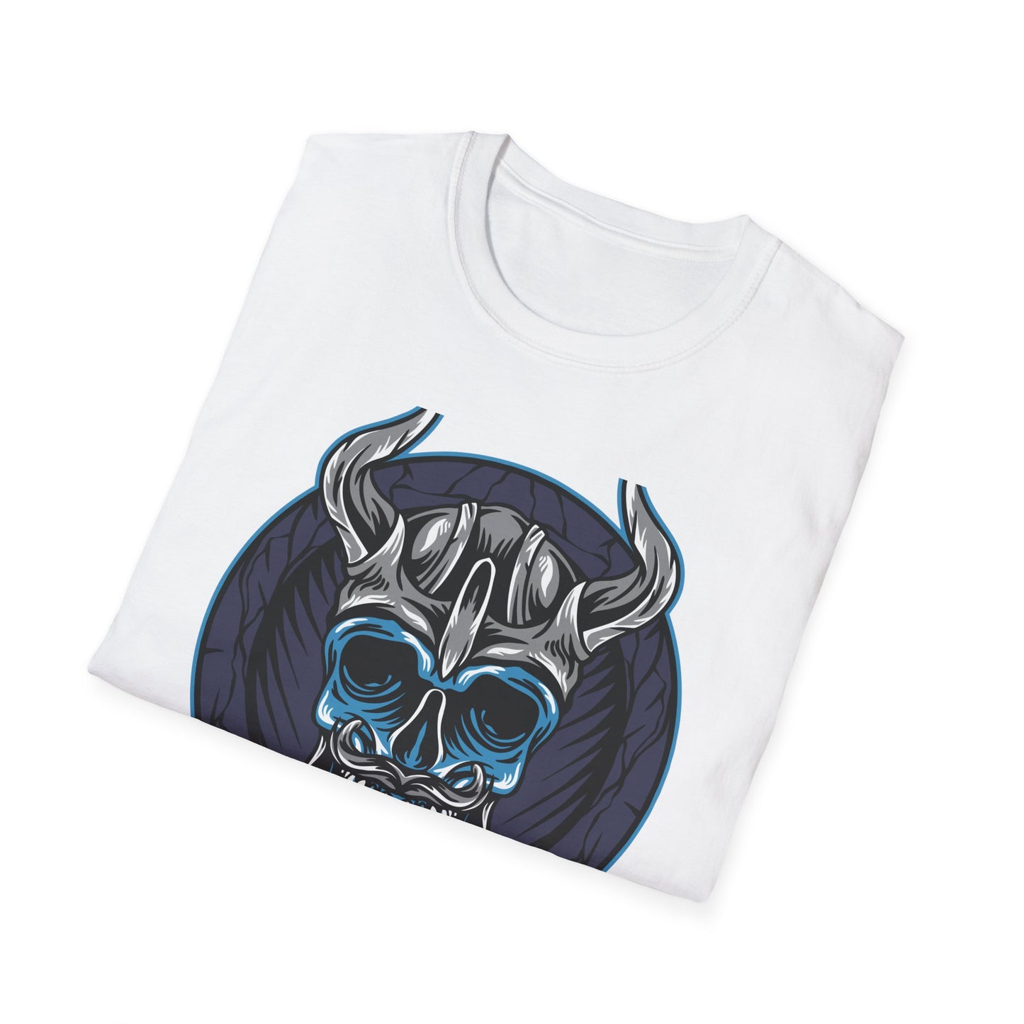 Epic Viking Skull T-Shirt | Fierce Horned Warrior Design Tee for Men | Bold Norse Mythology Apparel