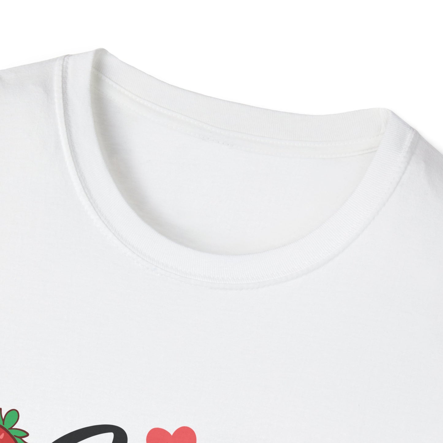 Sweet Valentine's Gift Box T-Shirt with Hearts & Strawberries | Adorable Romantic Tee for Her | Perfect Love Anniversary Apparel