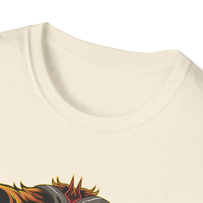 Fierce Mythic Cyber Warrior T-Shirt: Epic Japanese Beast Graphic Tee | Unleash Power & Style for Gamers & Streetwear