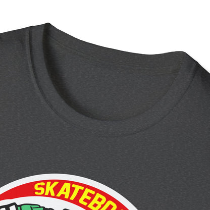 Rad Skater Zombie T-Shirt - 'Skateboard 2020 Is Not Crime' Bold Graphic Tee | Epic Streetwear Statement Apparel