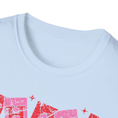 Iconic Thank U, Next T-Shirt | Empowering Women's Pop Culture Statement Tee with Kiss Lips & Stars