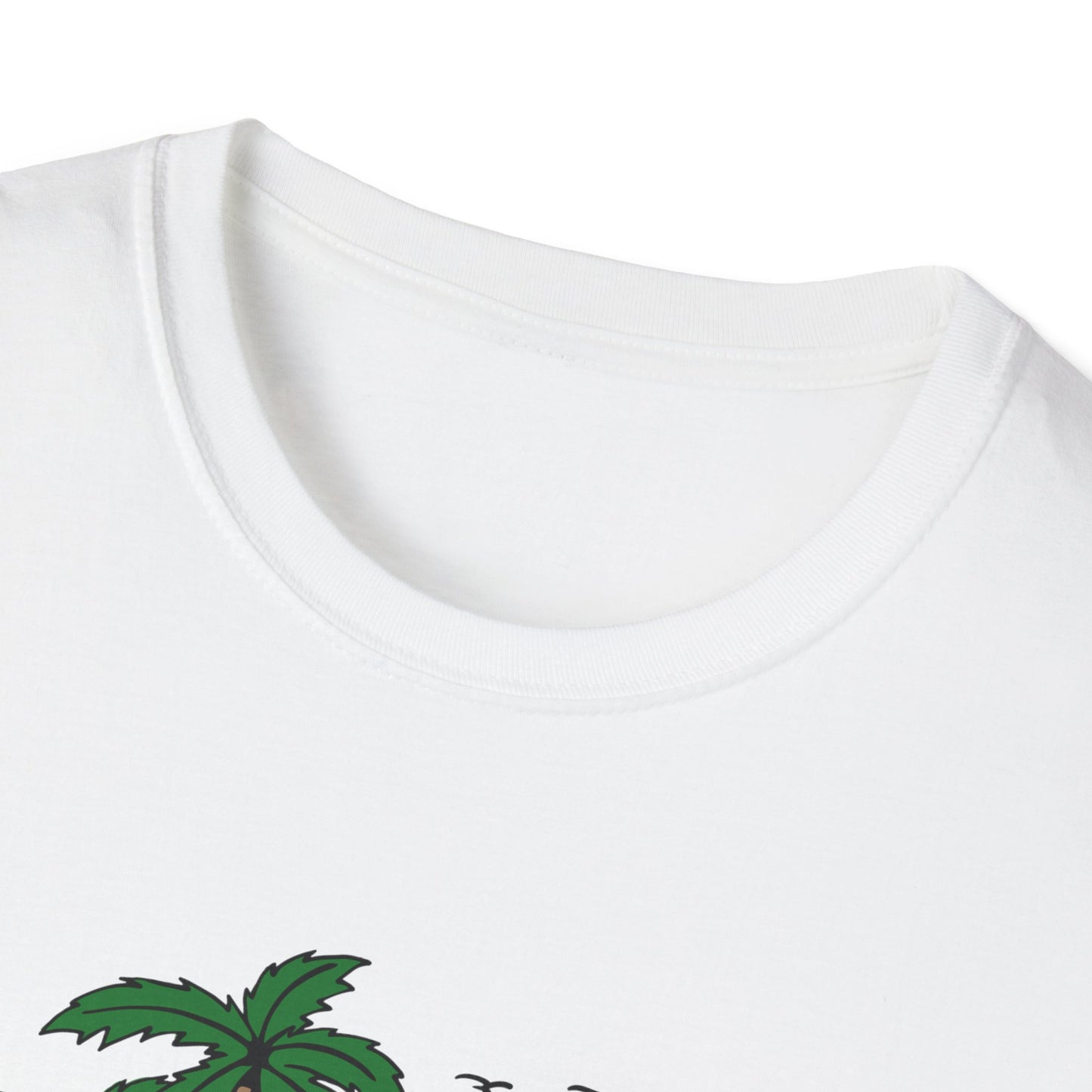 Skull Island Beach Club T-Shirt | Unique Tropical Retro Summer Vacation Tee | Edgy Palm Tree Sunset Graphic