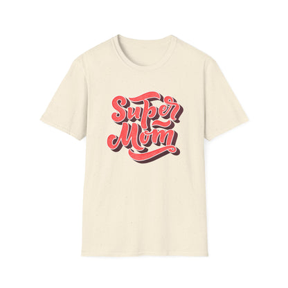 Super Mom T-Shirt | Vibrant Retro Script Tee | Ultimate Mother's Day Gift for Best Moms & Women