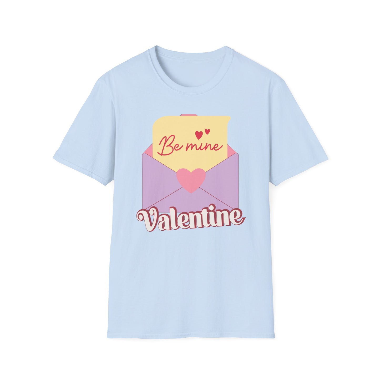 Charming 'Be Mine' Valentine T-Shirt | Adorable Love Letter Tee | Perfect Gift for Sweethearts & Couples | Romantic Apparel