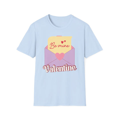 Charming 'Be Mine' Valentine T-Shirt | Adorable Love Letter Tee | Perfect Gift for Sweethearts & Couples | Romantic Apparel