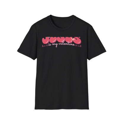 Unique Jesus is My Valentine T-Shirt | Groovy Retro Faith Tee | Sweet Christian Valentine's Day Gift for Her