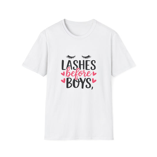 Charming 'Before' T-Shirt | Women's Getting Ready Tee with Eyelashes & Hearts | Perfect Bachelorette & Bridal Gift