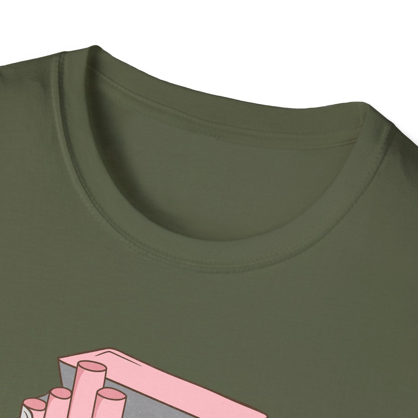 Unique Self Love T-Shirt | Pink Retro Cigarette Pack & Flaming Heart Design | Empowering Aesthetic Tee