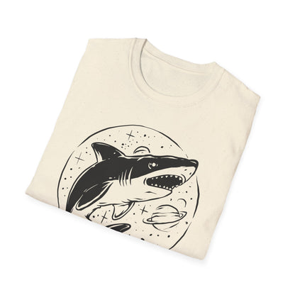 Epic Cosmic Shark T-Shirt | Stellar Space Ocean Graphic Tee | Unique Marine Life Apparel Gift