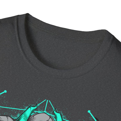 Epic Cybernetic Bull T-Shirt | Striking Sci-Fi Mech Ox Tee | Futuristic Geometric Animal Design | Bold Statement for Gamers & Tech Fans