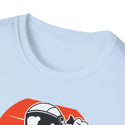 Epic Astronaut Skater T-Shirt: Cosmic Rebel with Cash & Gun | Unique Streetwear Space Outlaw Graphic Tee