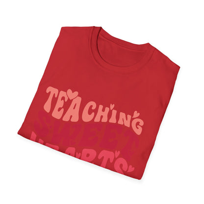 Adorable Teaching Sweet Hearts T-Shirt - Perfect Retro Valentine's Gift for Educators & Teachers