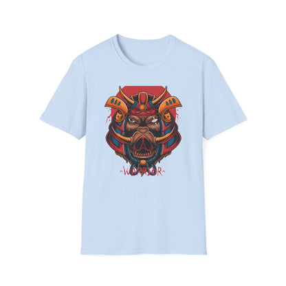 Fierce Samurai Boar Warrior T-Shirt - Epic Japanese Style Animal Tee for Bold Men & Women | Unleash Spirit