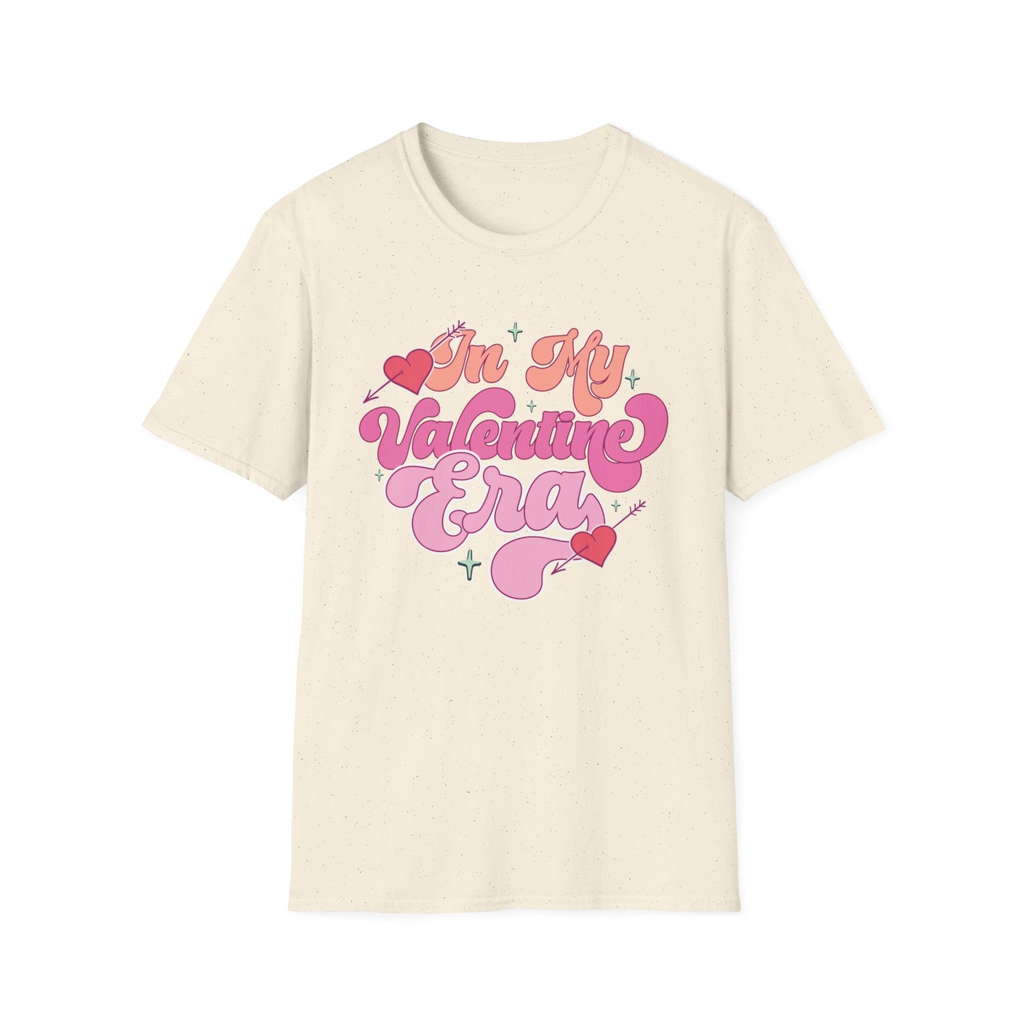 Groovy 'In My Valentine Era' T-Shirt | Retro Pink Heart Trendy Valentine's Day Tee | Sweet Love Season Gift