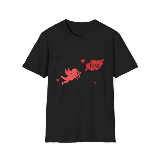 Love You More Than Abstract Funny T-Shirt | Unique Cupid Hearts Valentine's Day Tee | Romantic & Humorous Gift