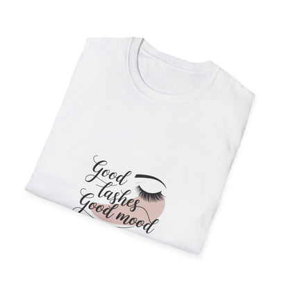 Fabulous "Good Lashes Good Mood" T-Shirt | Chic Beauty Tee for Lash Lovers & Pros | Empowering Style