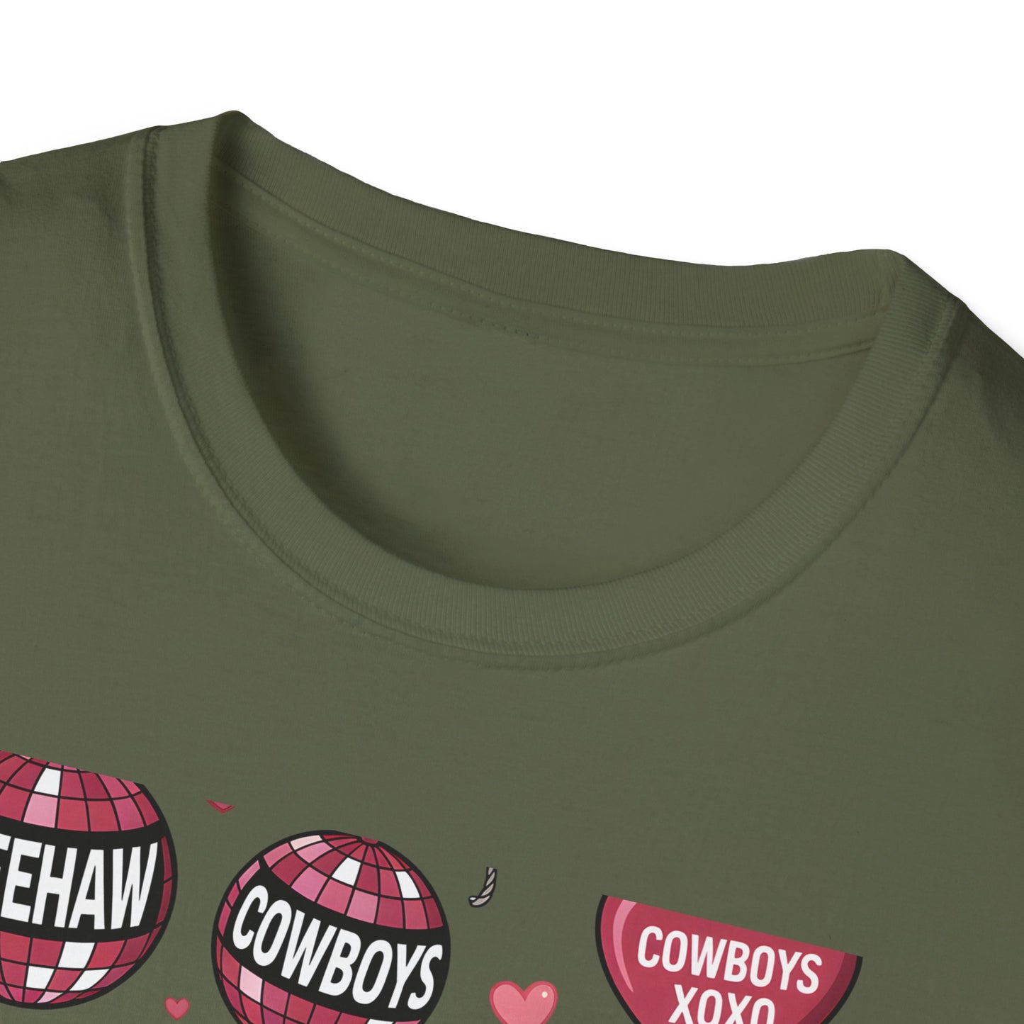 Howdy Valentine Cowboy T-Shirt | Sweet Western Love & YEEHAW Disco Heart Tee for Her | Unique Valentine's Day Gift