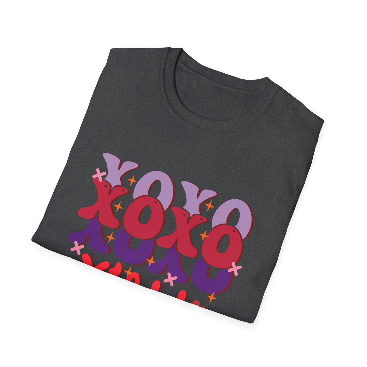 Groovy XOXO Y'all T-Shirt | Retro Valentine's Day Tee | Adorable Southern Love Graphic | Trendy Women's Gift