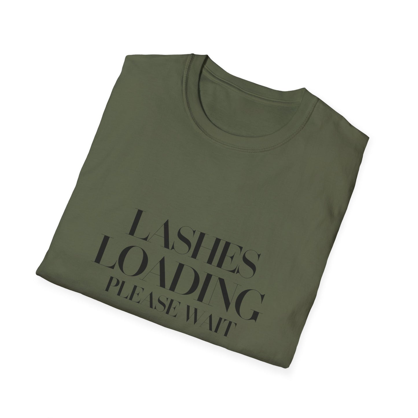 Exclusive Lashes Loading T-Shirt | Funny Makeup Lover Tee for Beauty Enthusiasts & Lash Techs | Glam Gift!