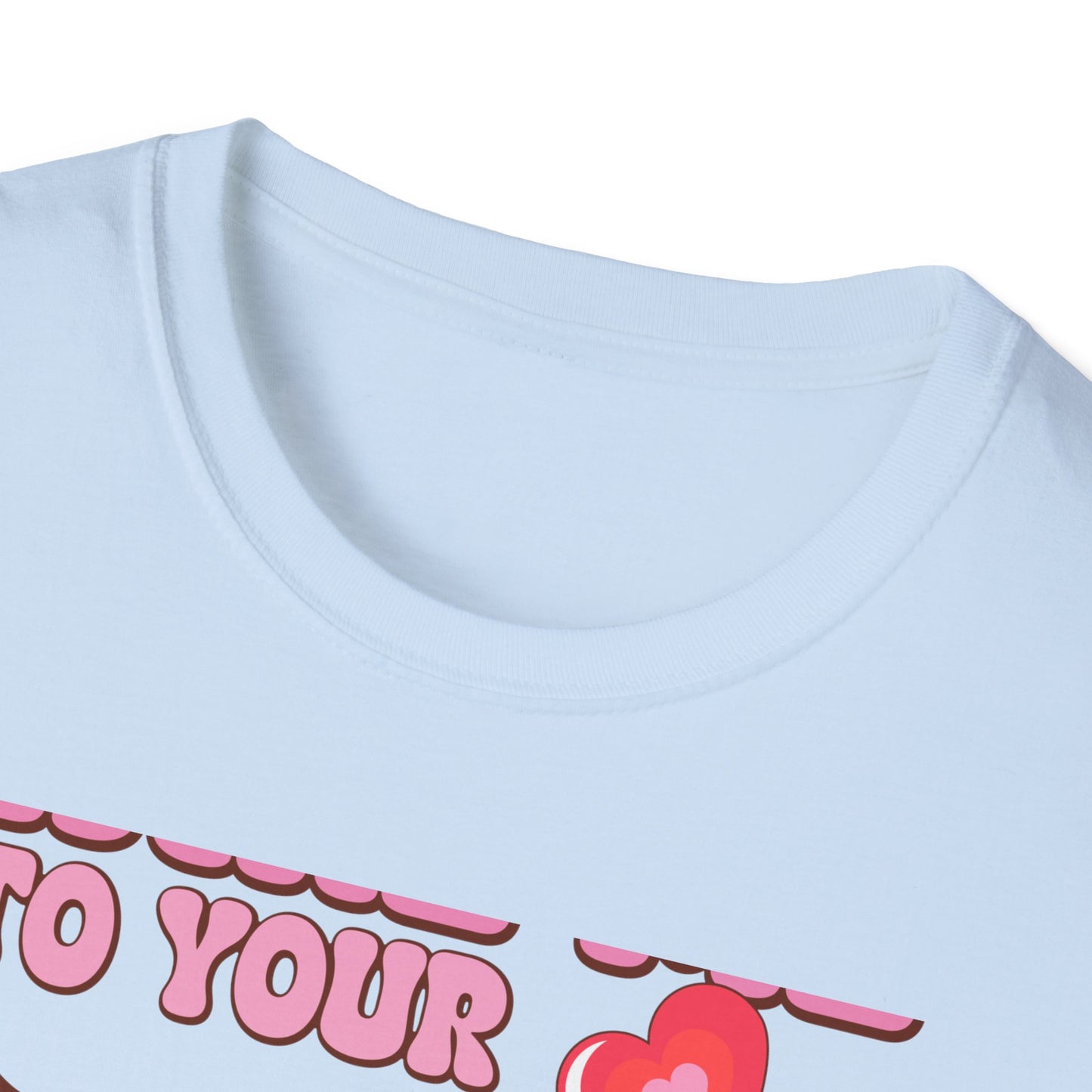 Sweet & Groovy 'Take Me To Your Candy Shop' T-Shirt | Adorable Retro Heart Lollipop Tee | Perfect Valentine's Day Gift for Candy Lovers