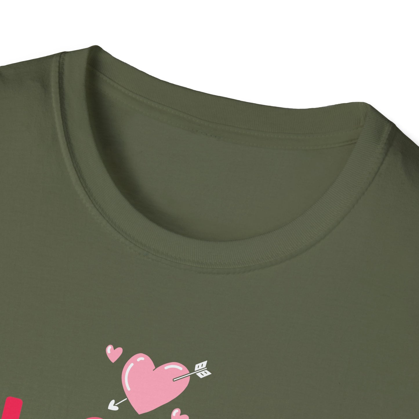 Adorable Valentine's Day T-Shirt: Love Kisses Be Mine | Romantic Cupid Heart Tee for Couples & Sweet Gifts