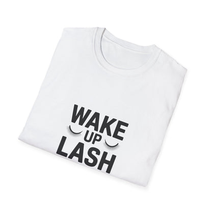 WAKE UP LASH REPEAT T-Shirt | Chic Eyelash Tech & Beauty Lover Tee | Empowering Lash Artist Gift Top