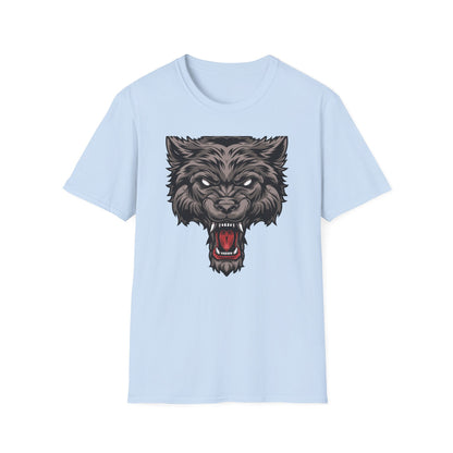Fierce Snarling Wolf Head T-Shirt | Unleash Your Wild Side | Bold Alpha Predator Graphic Tee for Men & Women