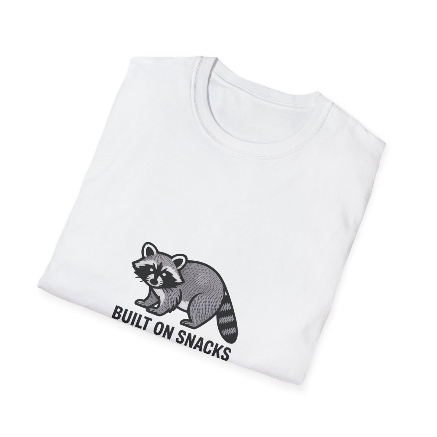 Hilarious 'I'm Up To Snacks' Raccoon T-Shirt | Cute Animal Lover Tee | Funny & Trendy Graphic Tee Gift