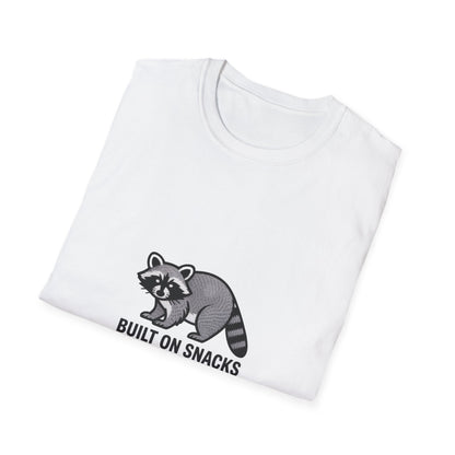 Hilarious 'I'm Up To Snacks' Raccoon T-Shirt | Cute Animal Lover Tee | Funny & Trendy Graphic Tee Gift