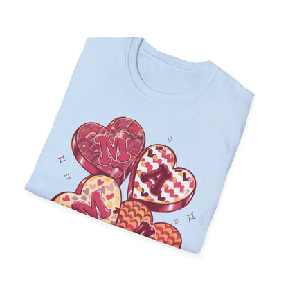 Sweet Mama Heart T-Shirt | Adorable Candy Box Design Tee | Perfect Mother's Day Gift for Mom & New Moms