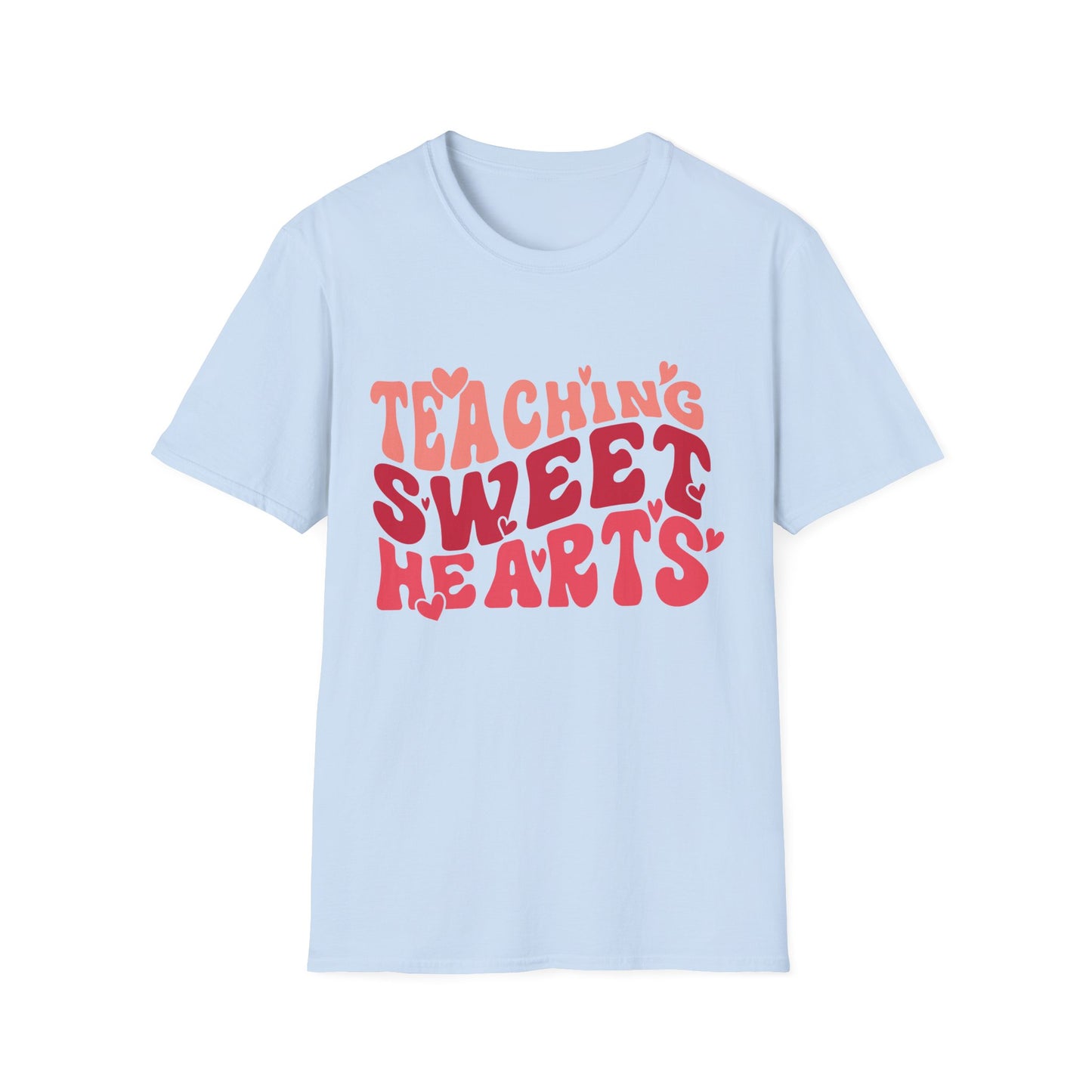 Adorable Teaching Sweet Hearts T-Shirt - Perfect Retro Valentine's Gift for Educators & Teachers
