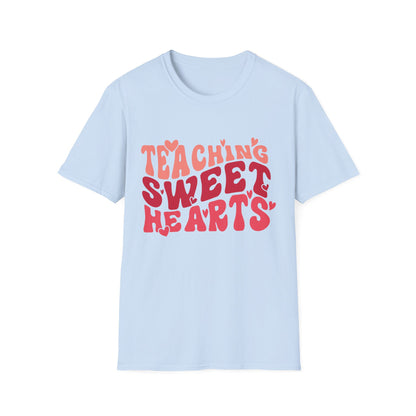 Adorable Teaching Sweet Hearts T-Shirt - Perfect Retro Valentine's Gift for Educators & Teachers