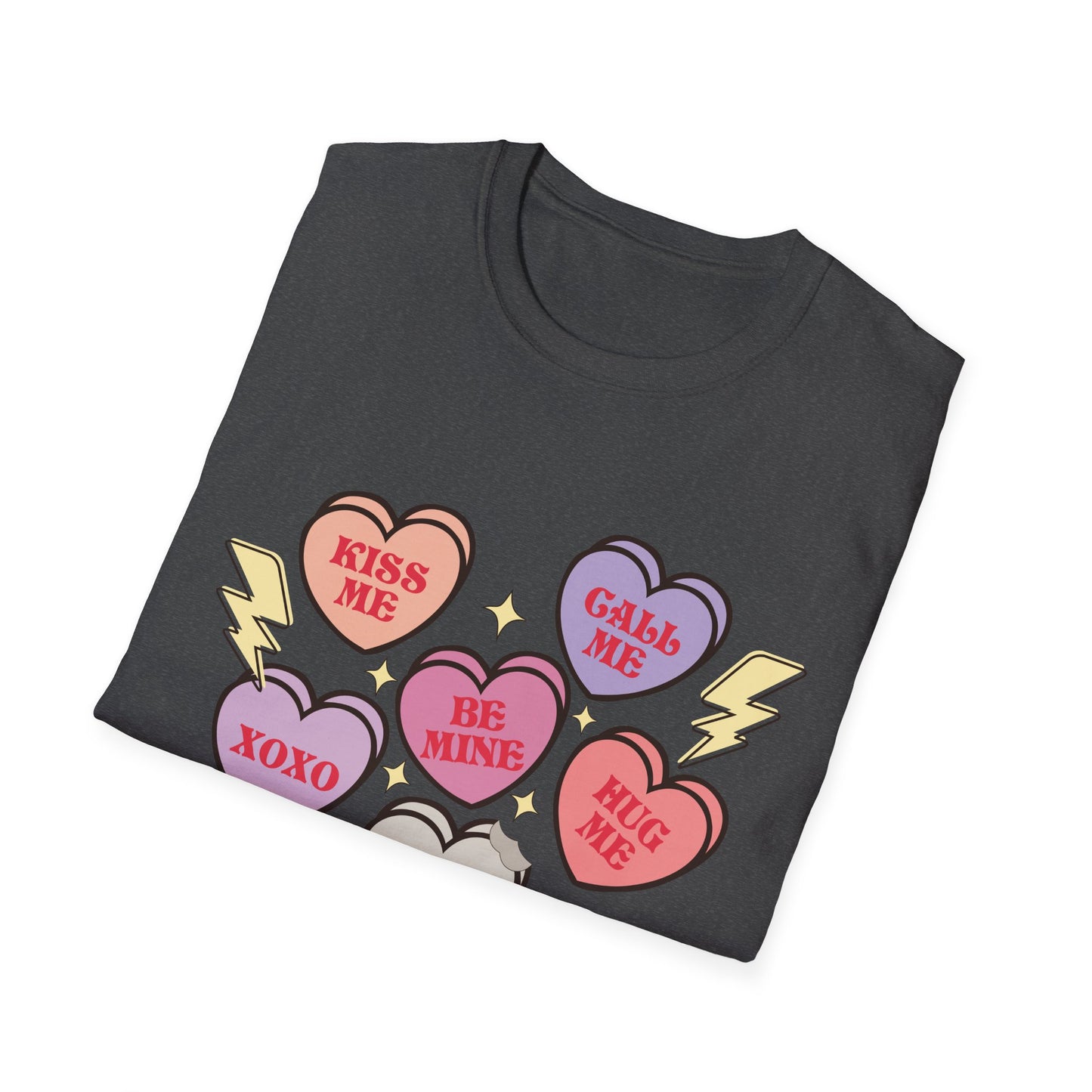 Cute & Sarcastic Retro Conversation Hearts T-Shirt | Funny Valentine's Day 'Nope' Candy Tee Gift