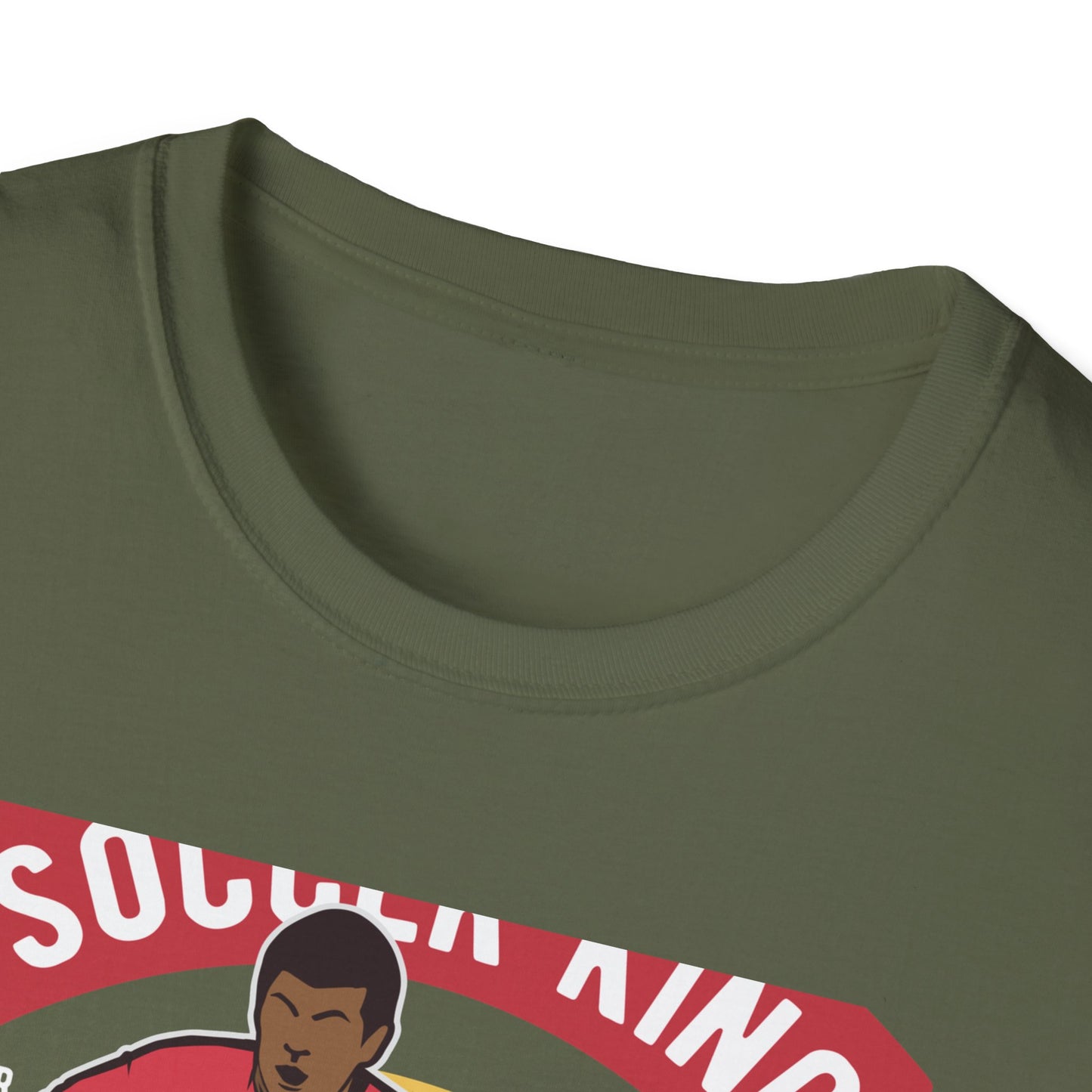 Epic Soccer King T-Shirt - Vintage Football Player Tee for Men & Fans - "Play The Game" Power Design