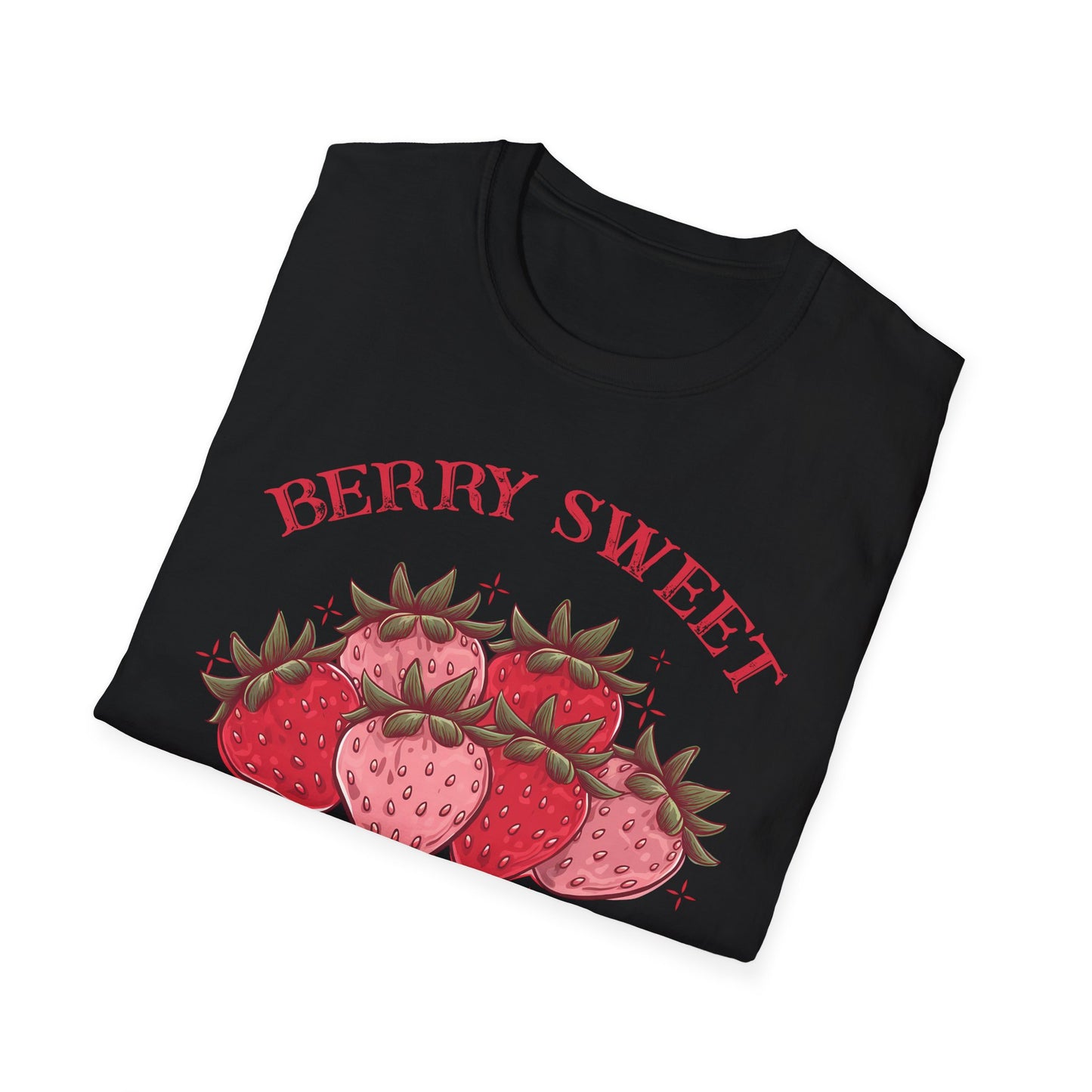 Berry Sweet Teacher T-Shirt - Adorable Strawberry Gift for Educators - Cute & Charming Appreciation Tee