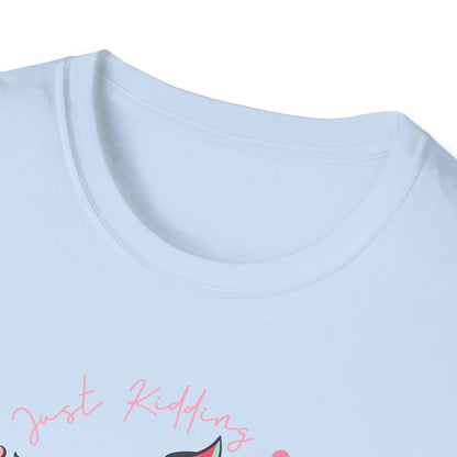 Sassy Skull 'Free Hugs Just Kidding' T-Shirt | Edgy Pink Heart Sunglasses & Broken Hearts Tee | Funny Personal Space Gift for Her