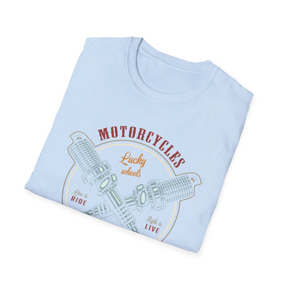 Epic Vintage Motorcycle T-Shirt for Bikers | Live to Ride Spark Plug Mechanic Tee | Bold & Premium Design