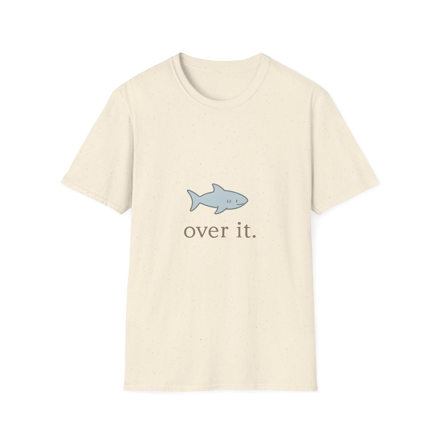 Over It. Minimal Shark Tee