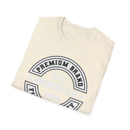Iconic Brooklyn 1979 Premium T-Shirt | NYC Finest Quality Vintage Tee | Stylish Urban Heritage Apparel | Distressed Retro Look