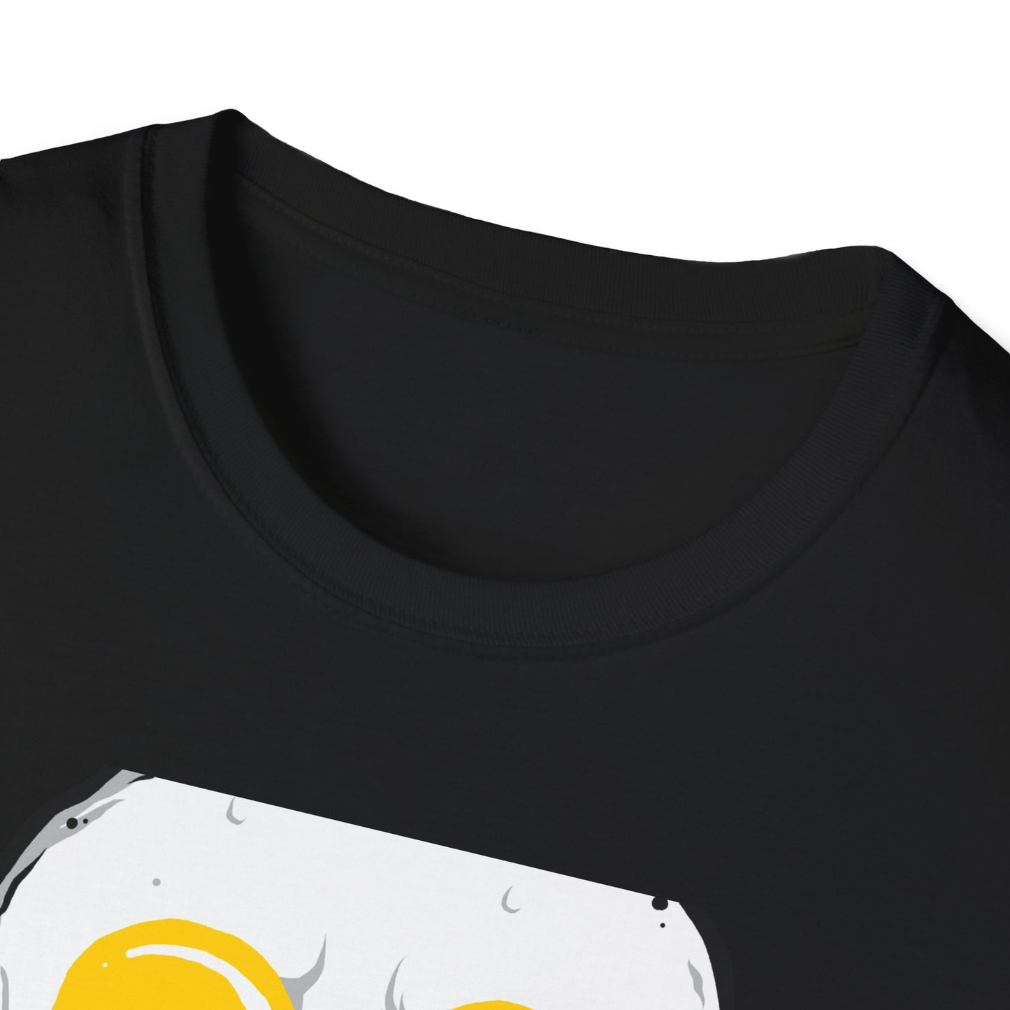 Epic Fried Egg Skull & Cross Utensils T-Shirt | Breakfast Lover & Chef Foodie Graphic Tee