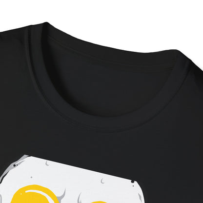 Epic Fried Egg Skull & Cross Utensils T-Shirt | Breakfast Lover & Chef Foodie Graphic Tee