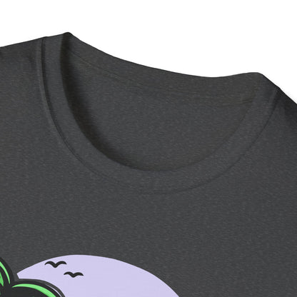 Vibrant Tropical Skull T-Shirt | Beach Sunset & Palm Tree Design | Unique Summer Vacation Tee | Cool Edgy Casual Wear