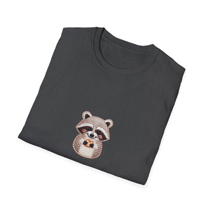 Adorable 'Emotionally Attached to Snacks' Raccoon T-Shirt - Hilarious Foodie & Animal Lover Tee - Unique Gift!