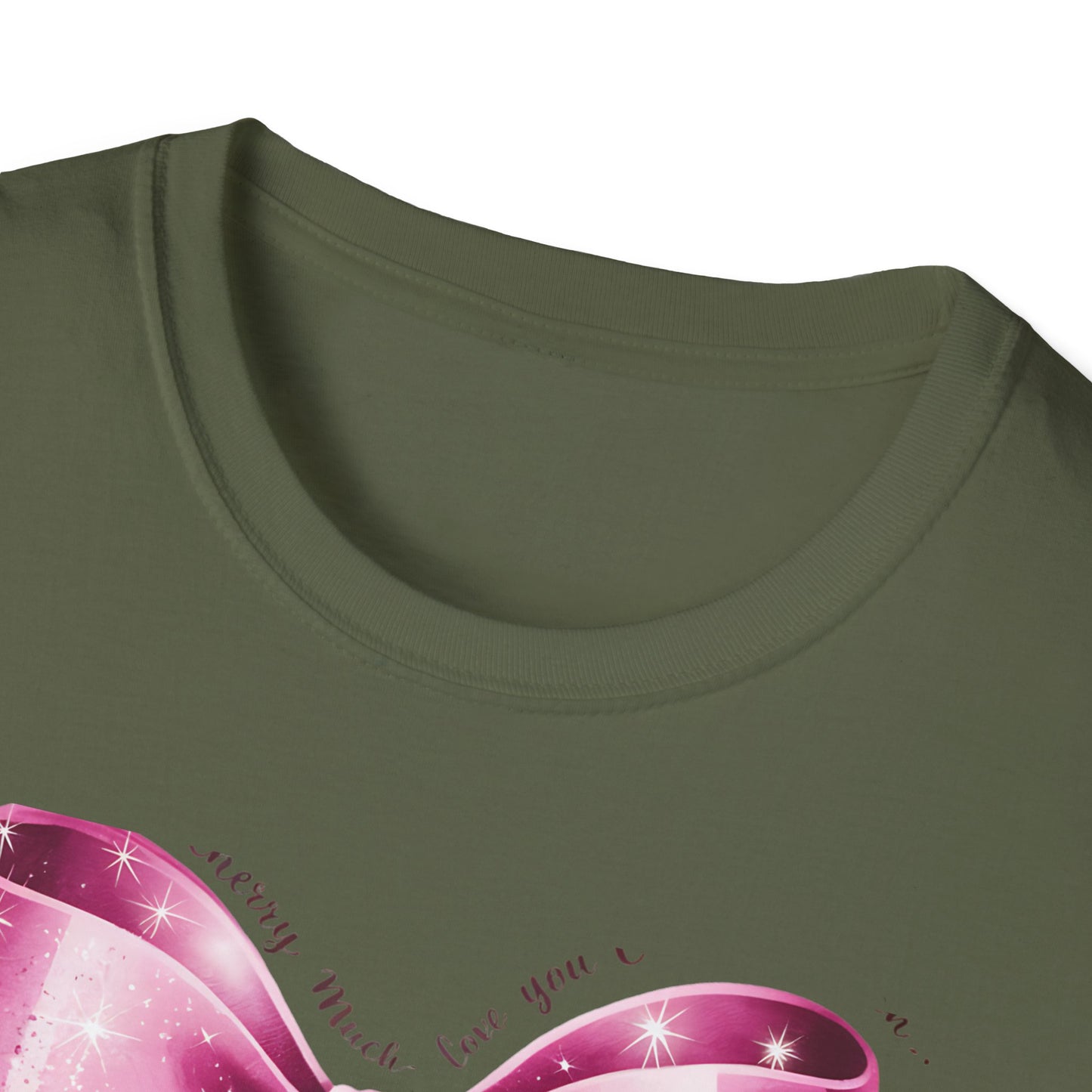 Sparkling Pink Cherry Love T-Shirt - Adorable Bow & Sweet Cherries Romantic Gift Tee for Her
