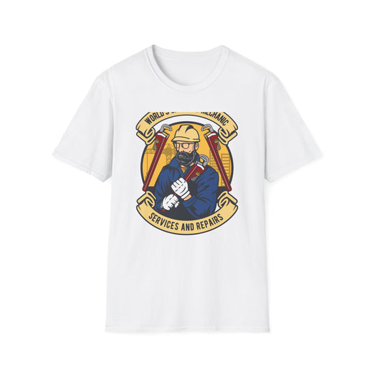 Epic World's Greatest Mechanic T-Shirt - Master Handyman, Repair & Service Pro | Awesome Tradesman Gift Idea
