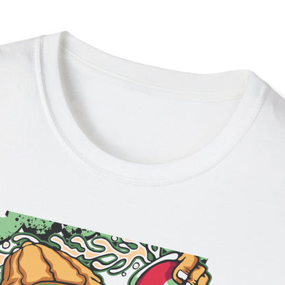 Rad Go Scoot Monster Rider T-Shirt - Unique Urban Cartoon Scooter Streetwear Tee