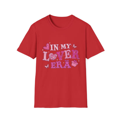 Sparkling "In My Lover Era" T-Shirt | Adorable Pink Hearts & Glitter Tee for Women | Ultimate Romantic Self-Love Gift