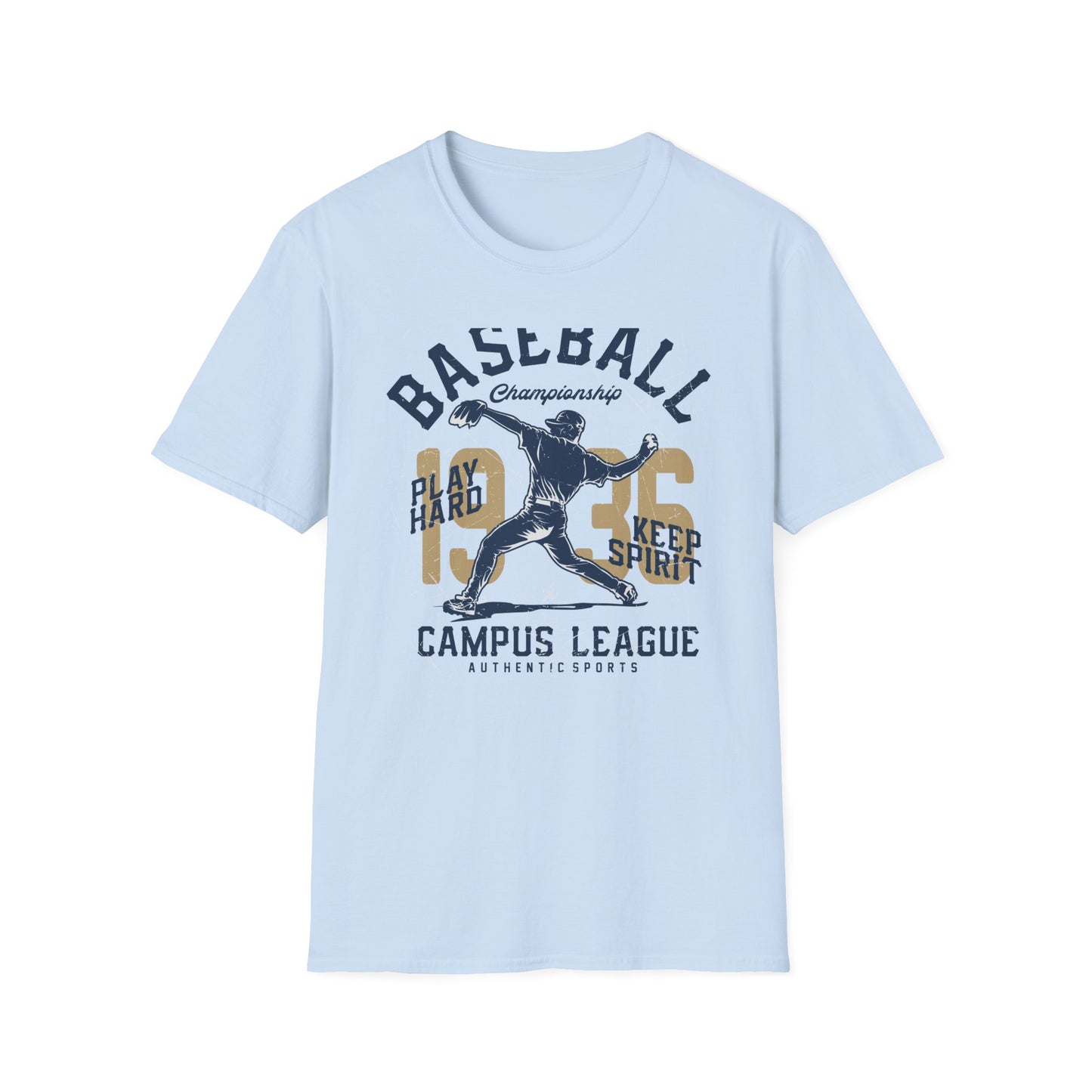 Epic Vintage 1935 Baseball Championship T-Shirt | Authentic Pitcher & Campus League Sports Fan Tee